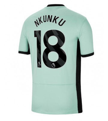 Chelsea Christopher Nkunku #18 Koszulka Trzecich 2023-24 Krótki Rękaw